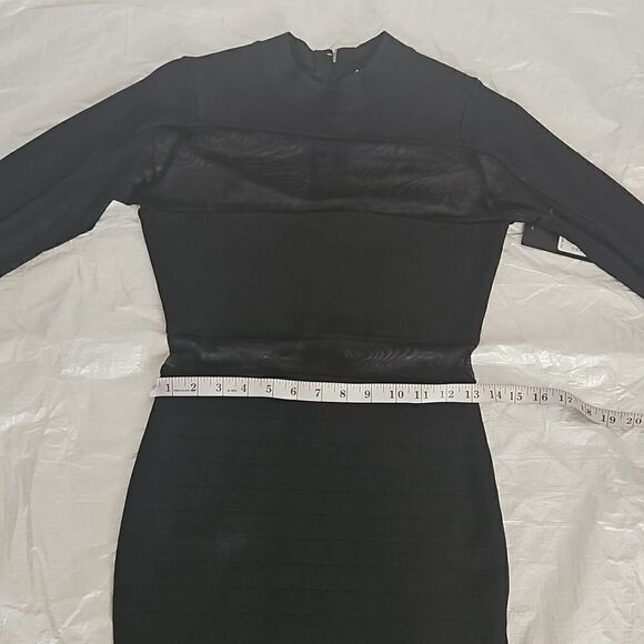 Marciano Women's Citana Bandage Mini Dress Size Small Black - Picture 7 of 16